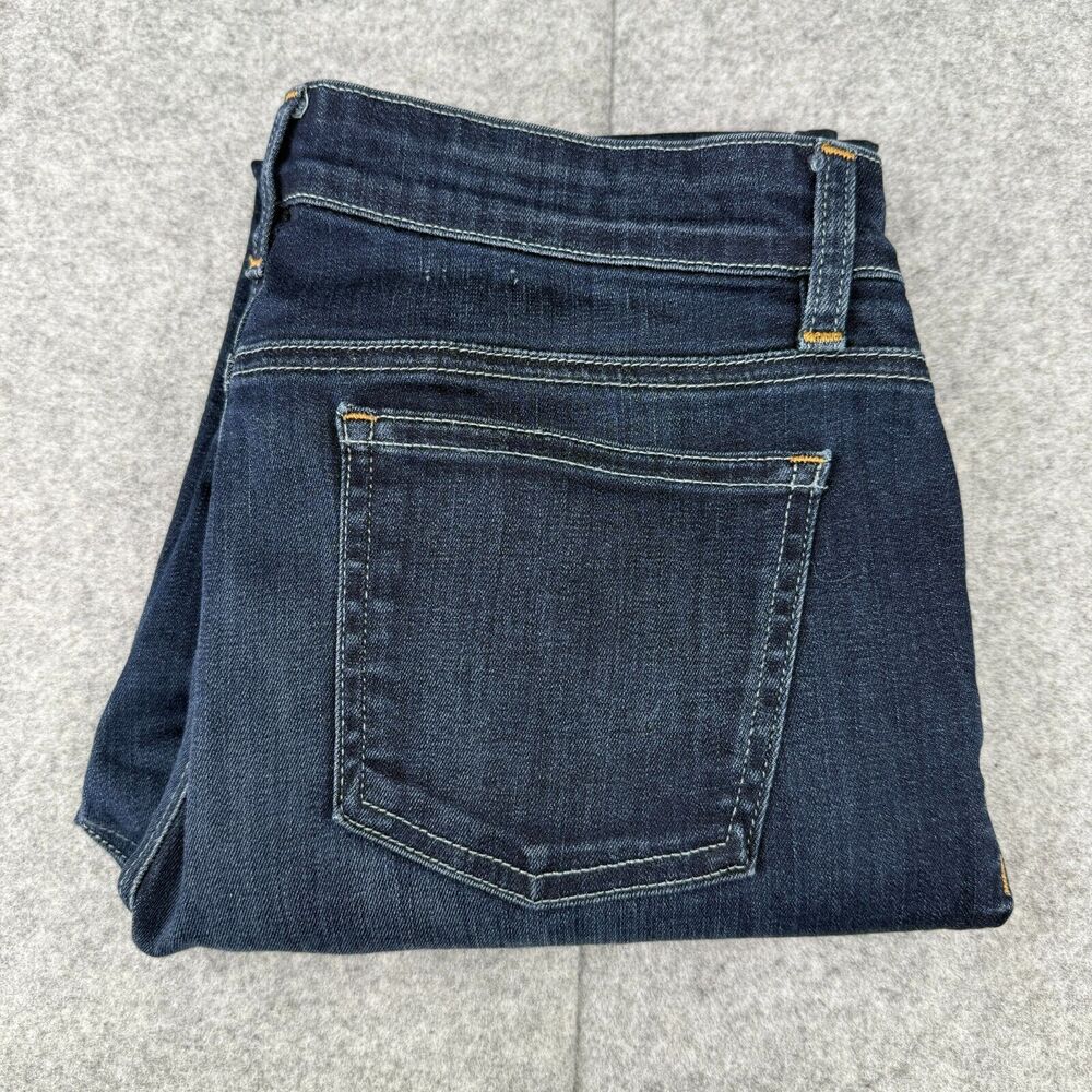 Eileen Fisher Jeans Women's 6 Petite Fit‎ 30x29 Blue Organic Cotton Stretch